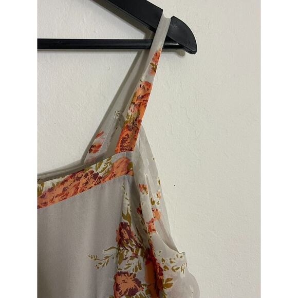 Free People Dress S Maxi Floral Flowy Tied To You Cold Shoulder Whimsical Boho - Picture 7 of 11